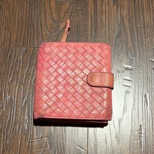 Bottega Veneta Pink Leather Wallet